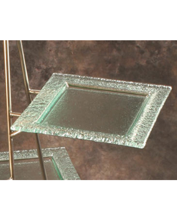 Glass Display Platter 9.25"L x 8"W x 1"H for Item 07108